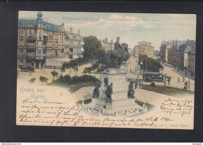Polen Poland AK Stettin Königsplatz 1901