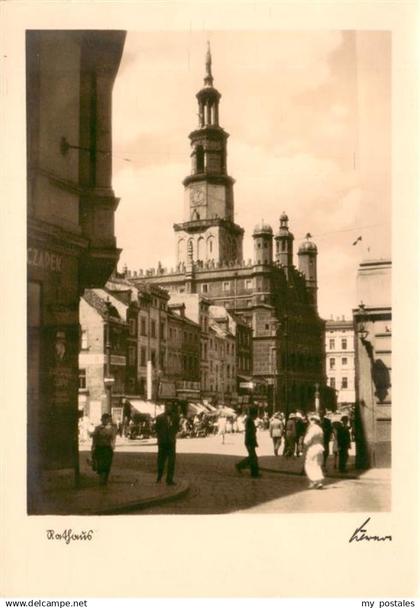 Posen Poznan Rathaus Serie Der Reichsgau Wartheland Bildreihe Das schoene Posen