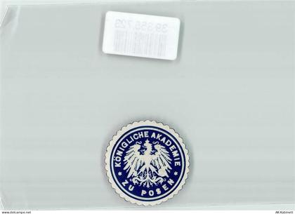 Posen Poznan Siegelmarke Königliche Akademie zu Posen - 39355723