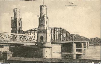 Thorn Westpreussen Torun Eisenbahnbruecke
