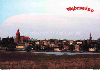 Wabrzezno Briesen Westpreussen PL Panorama Kirche