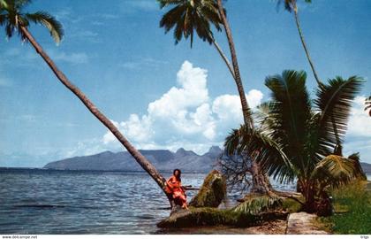 Tahiti - Tahitian Singer on the Beach