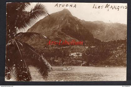 RPPC / photo ancien / foto postkaart / carte de postale / Atuona / Iles Marquises / 1929 (?)