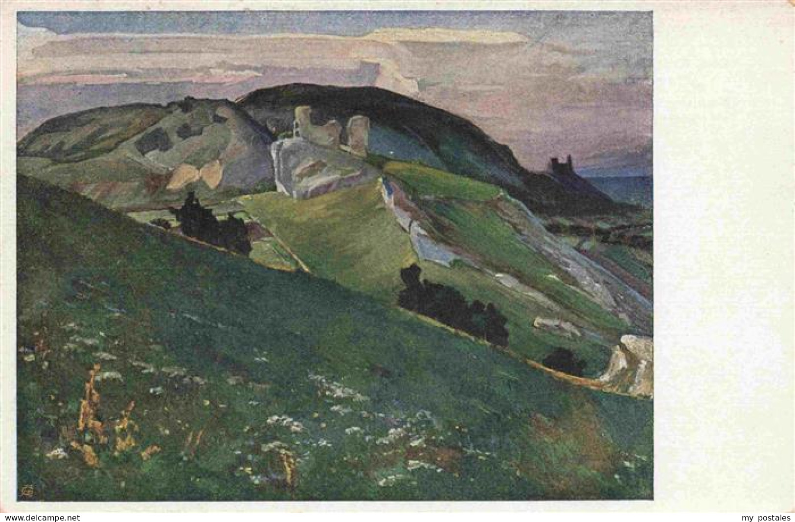 Pollau Pavlov Breclav Jihomoravsky kraj CZ Panorama Pollauer Berge Prof. Wenz Gr