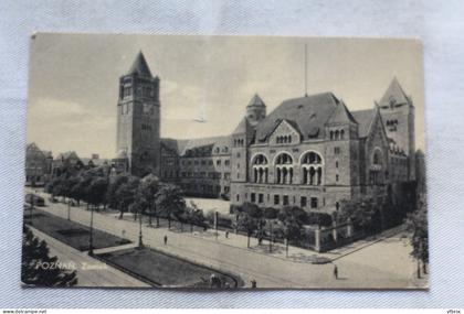 Cpa 1938, Poznan, Zamek, Pologne