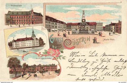 Cuestrin-Neustadt Kuestrin Ostbrandenburg Kostrzyn PL Knabenschule Schloss Kaser