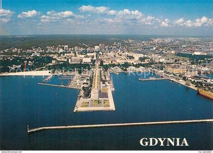 Gdynia Pommern Fliegeraufnahme