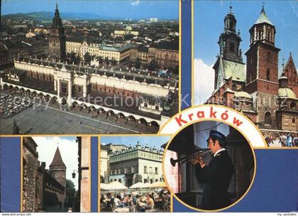 Krakau Krakow Kirchen Ortsansicht