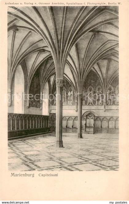 Marienburg  Westpreussen Malbork Capitelsaal