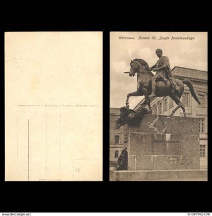 Pologne - Warszawa - Pomnik Ks. Jozefa Poniatowskiego