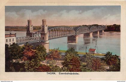 POLSKA Poland - TORUŃ Thorn - Eisenbahnbrücke