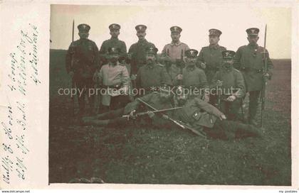 Woldenberg Dobiegniew Neumark Pommern PL Soldaten Gruppenaufnahme