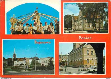 Carte Postale - Pologne - Bojanowo - Poniec - Multivues - Automobiles - Folklore - Voir Timbre de Pologne - CPM - Voir S
