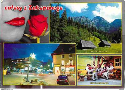 Carte Postale - Pologne - Zakopane - Multivues - Automobiles - Folklore - Voir Timbre de Pologne - CPM - Voir Scans Rect