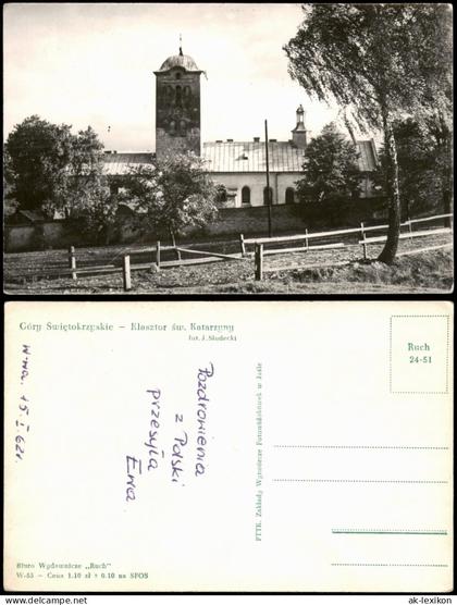 Polen Polska Heiligkreuzgebirge - Kloster Śu). Katharina Polen / Poland 1951