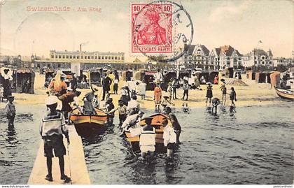 POLSKA Poland - ŚWINOUJŚCIE Swinemünde - Am Steg