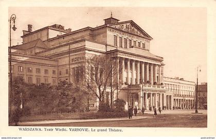 POLSKA Poland - WARSZAWA - Teatr Wielki - Nakl. Polonia 82
