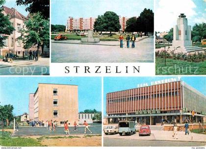 Strzelin Hotel Polonia Rynek Pomnik Gen. Karol Swierczewskiego