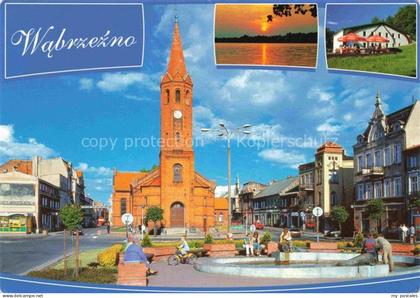 Wabrzezno Briesen Westpreussen PL Plac Jana Pawla Kosciol MB Krolowej Polski Zam