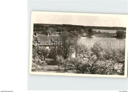 Zechlin Pommern Flecken Schwarzer See mit Schule