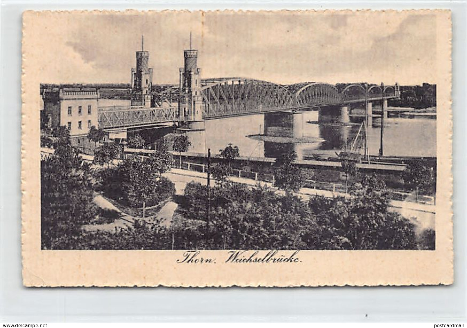 POLSKA Poland - TORUŃ Thorn - Weichselbrücke