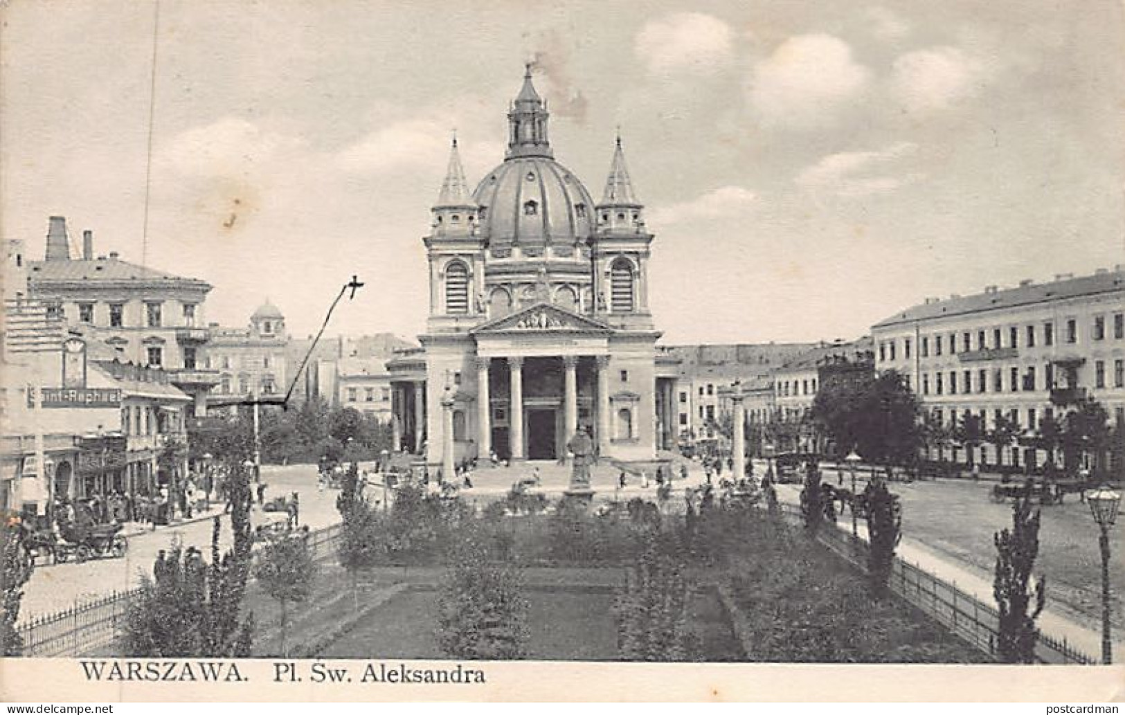 POLSKA Poland - WARSZAWA - Pl. Sw. Aleksandra - Nakl. J. Fürstenberg 15