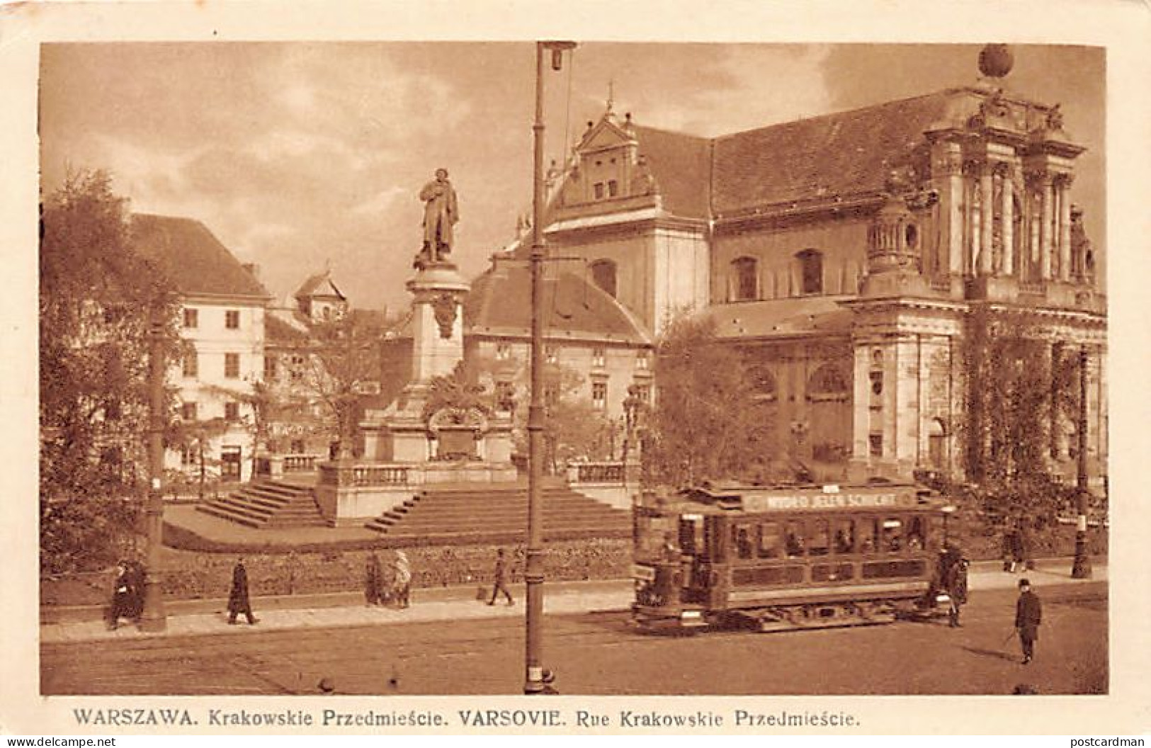 Polska - WARSZAWA - Krakowskie Przedmiescie - Nakl. Polonia S.XII-27