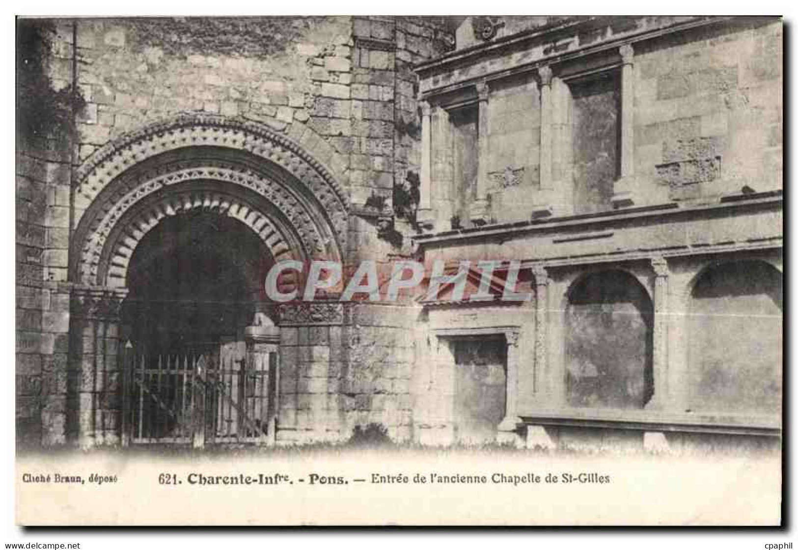 Pons - Chapelle de St Gilles - CPA