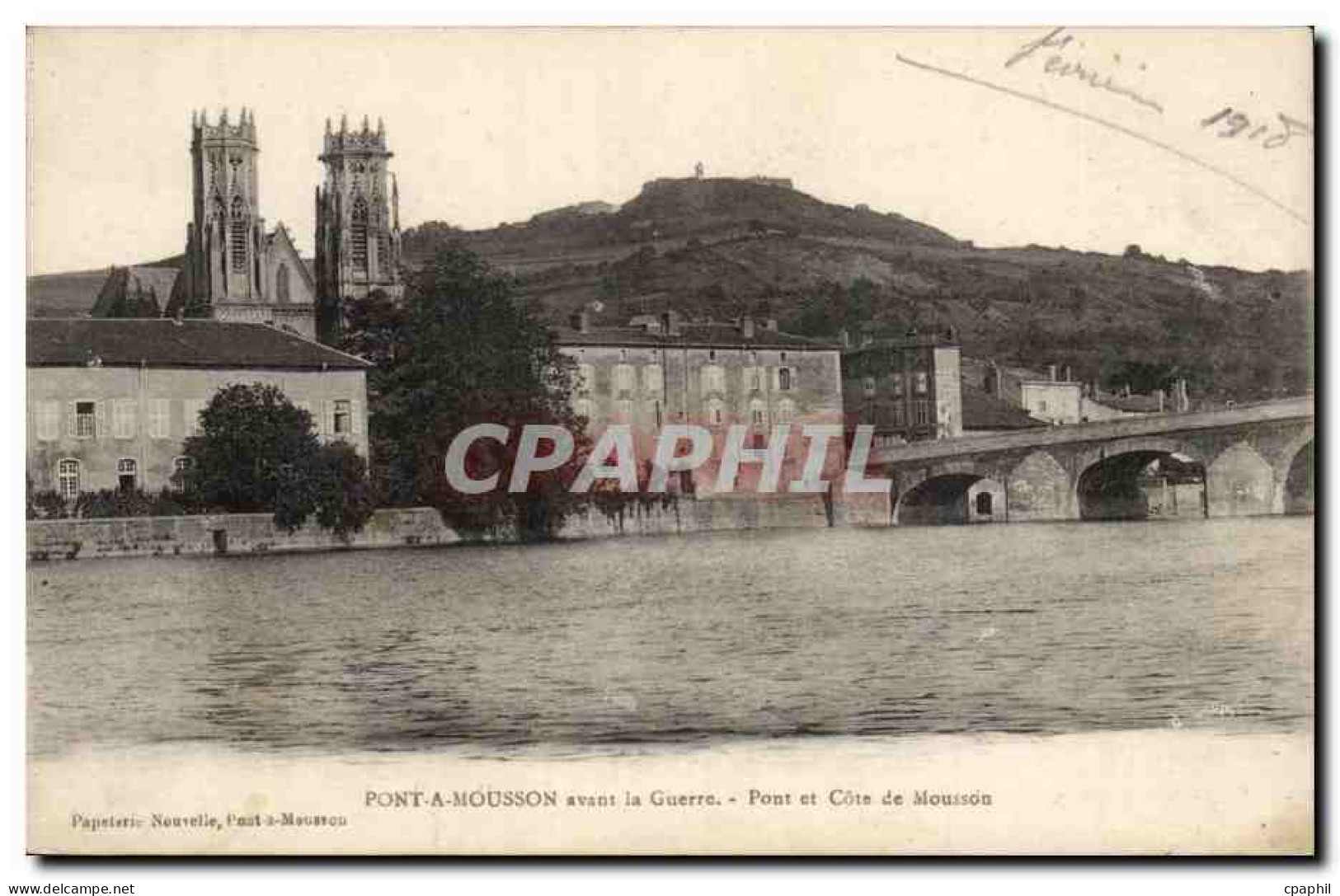 Pont a Mousson avant la guerre CPA Pont et cote de Mousson