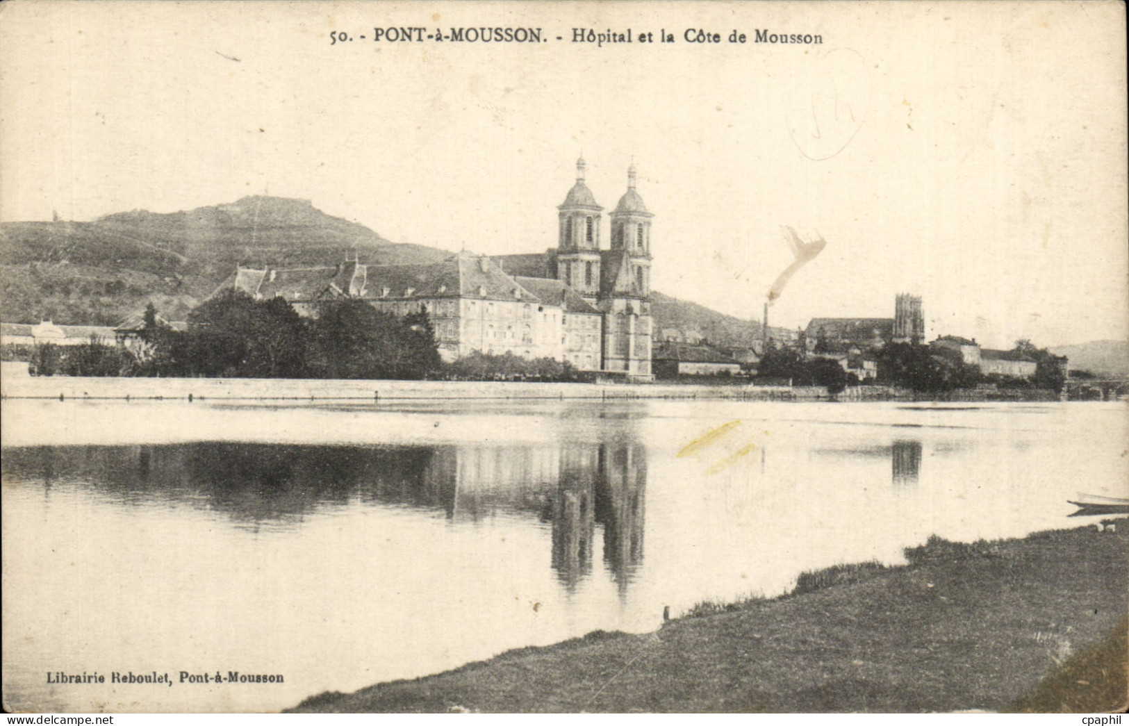 Pont a Mousson CPA Hopital et la cote de Mousson