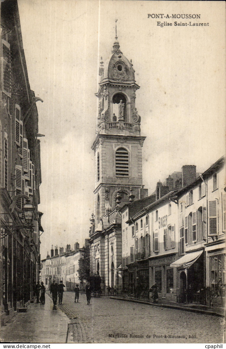 Pont a Mousson - Egise Saint Laurent - CPA