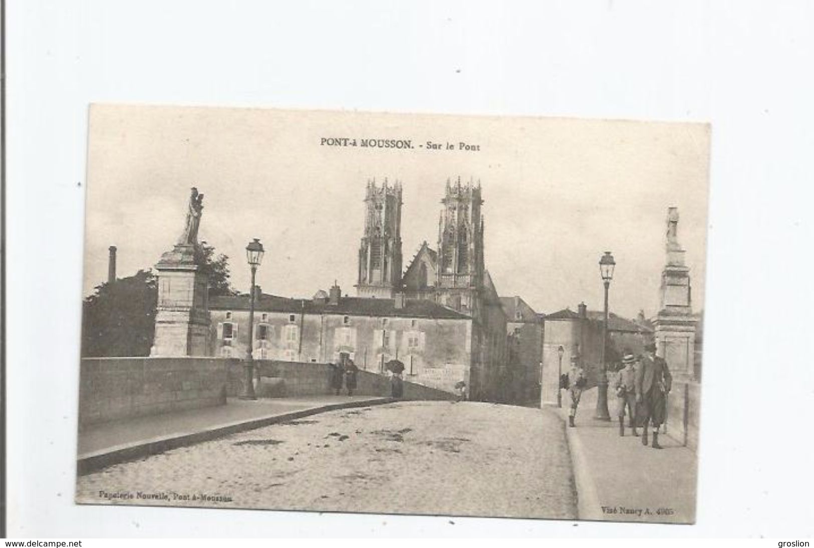 PONT A MOUSSON SUR LE PONT (PETITE ANIMATION) 1916