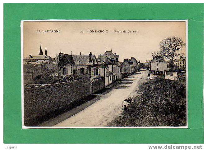 PONT CROIX --  Route de Quimper