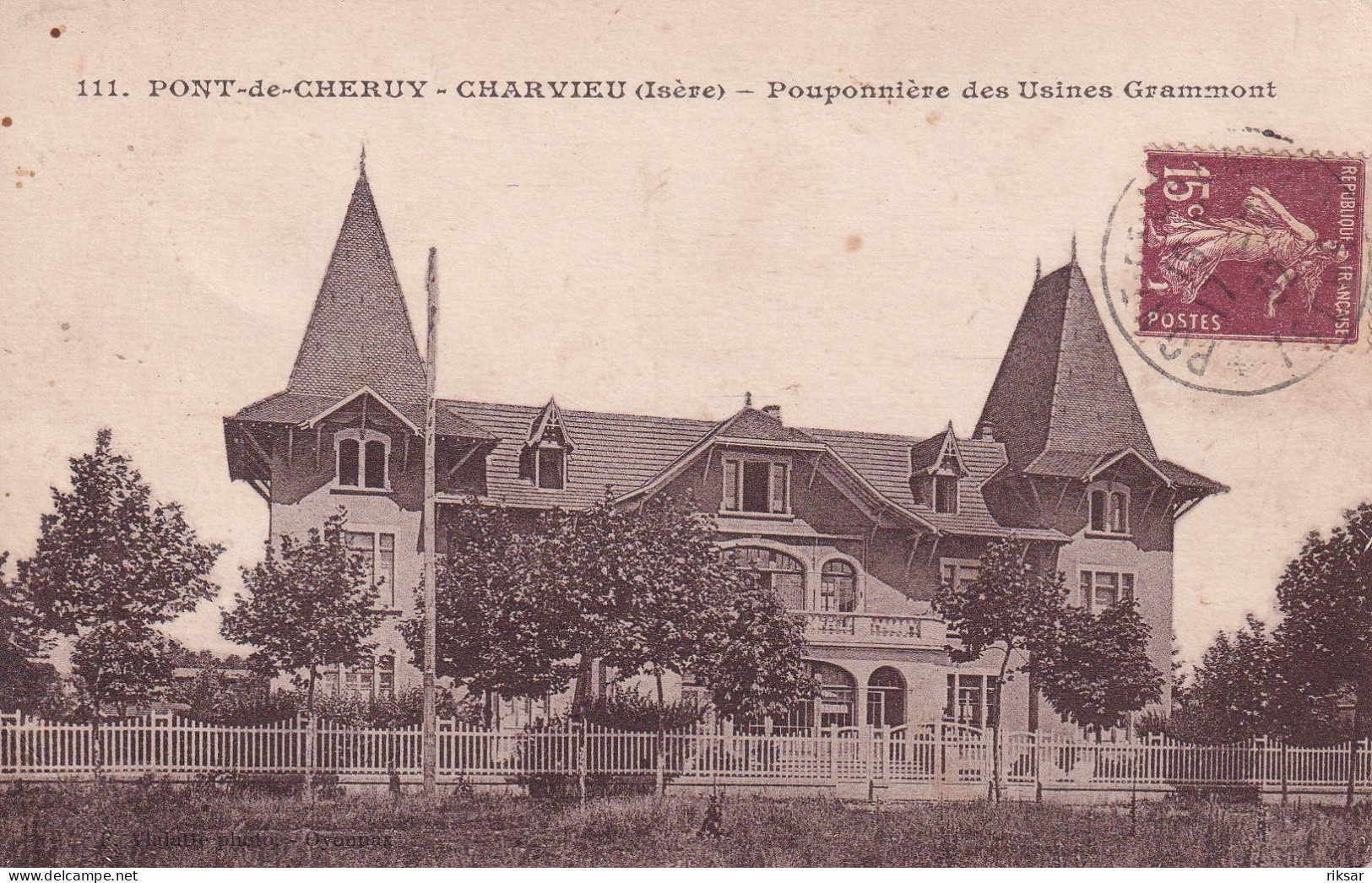 PONT DE CHERUY(CHARVIEU) USINE(POUPONNIERE)