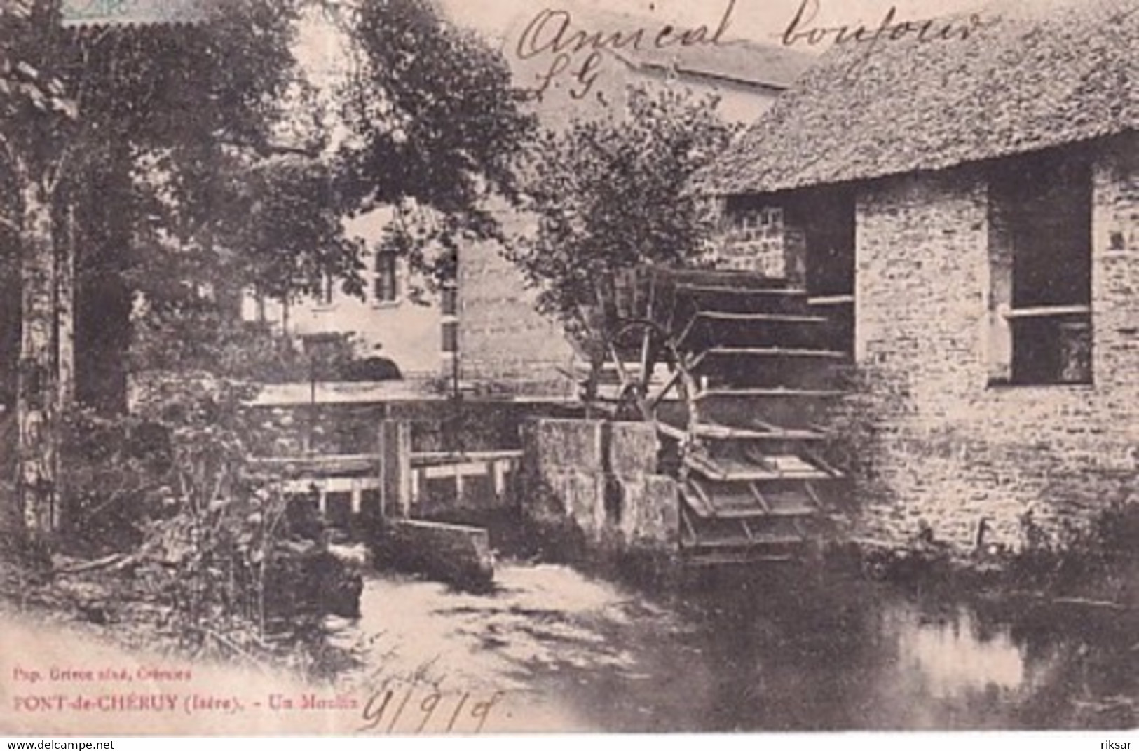 PONT DE CHERUY(MOULIN)