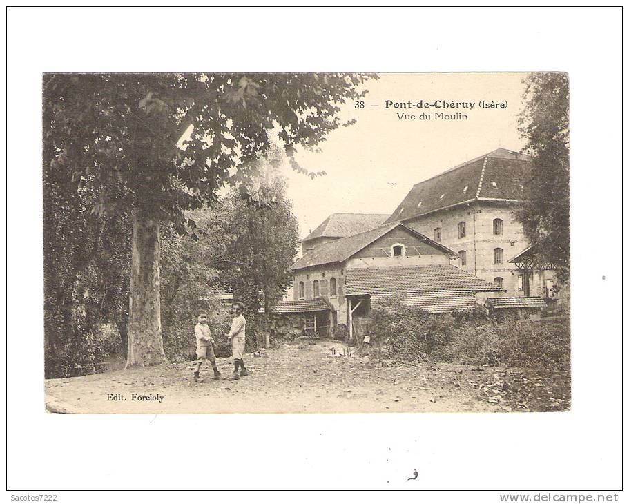 PONT DE CHERUY - Vue du Moulin -