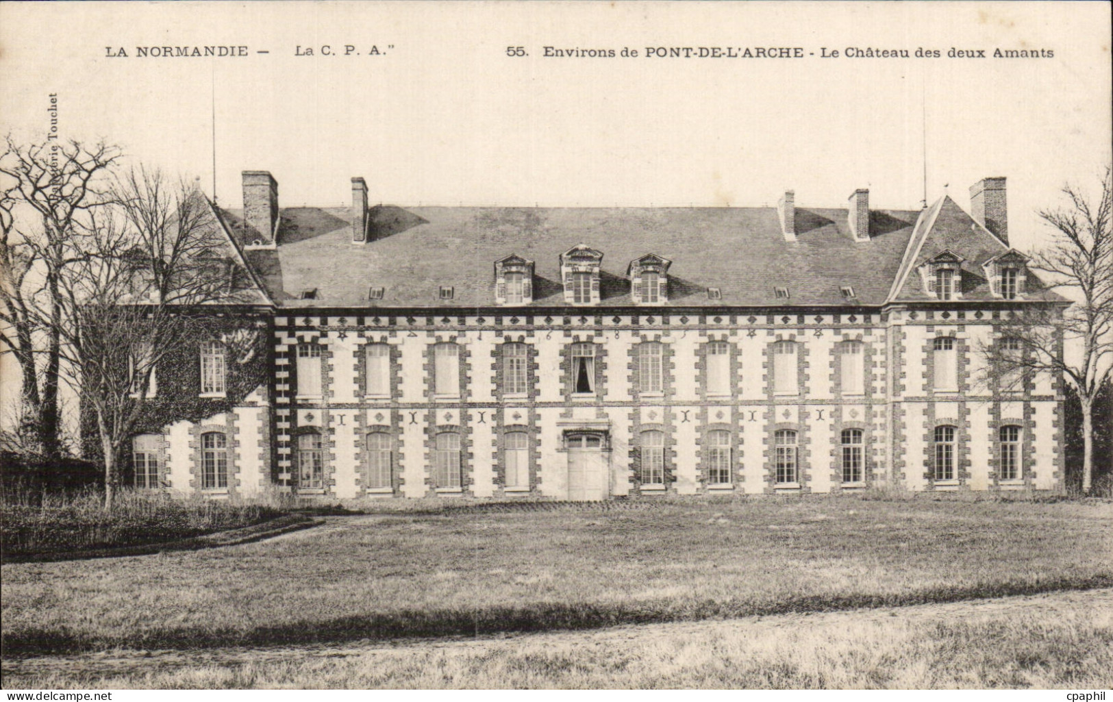 Pont de l'Arche - Chateau des Deux Amants - CPA