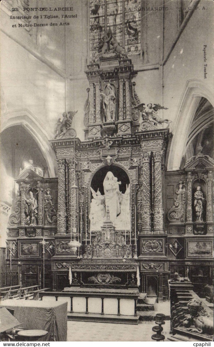 Pont de l'Arche - L'Eglise - Interieur - CPA