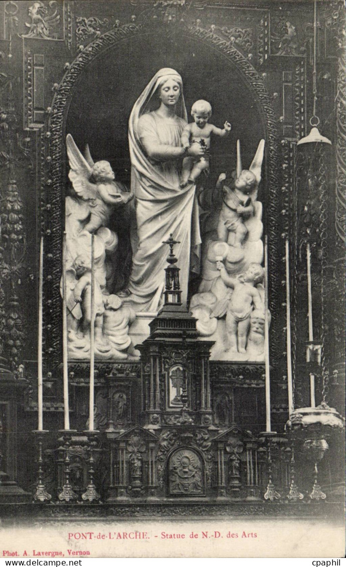 Pont de l'Arche - L'Eglise - Interieur - CPA