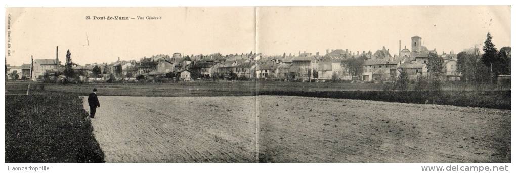 Pont de vaux (01) carte double