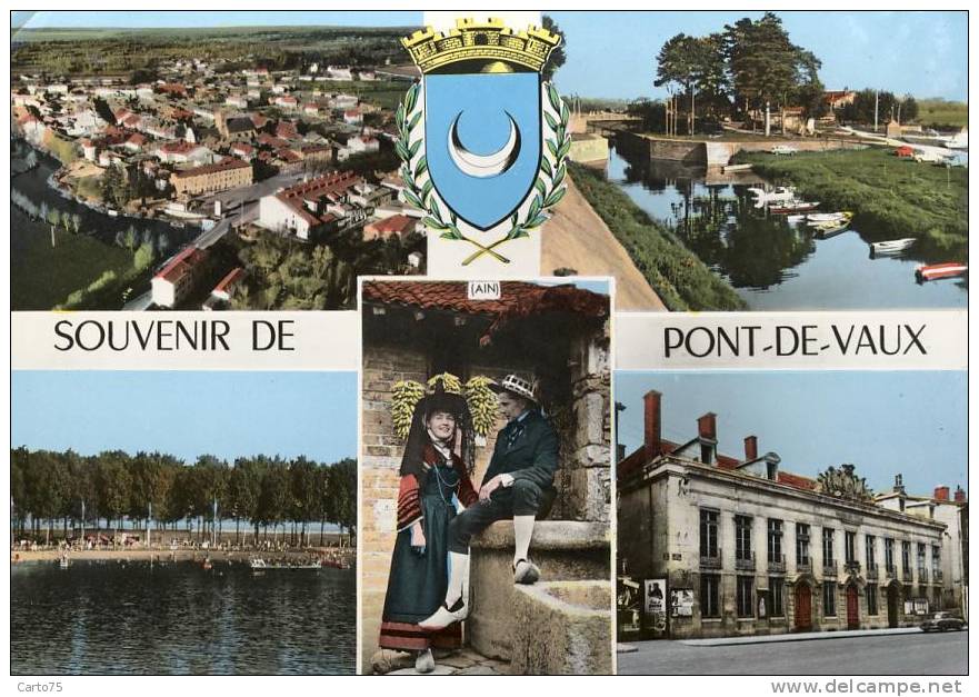 PONT de VAUX 01 - Souvenir de Pont-de-Vaux - Armoiries Blason