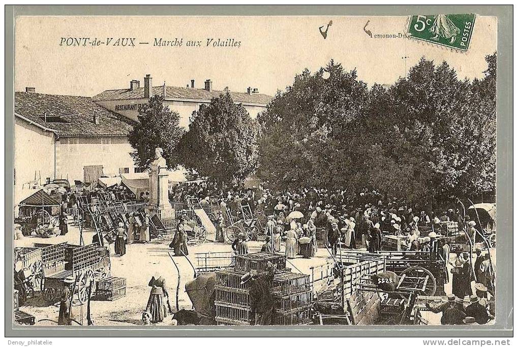 PONT-DE-VAUX-MARCHE AUX VOLAILLES