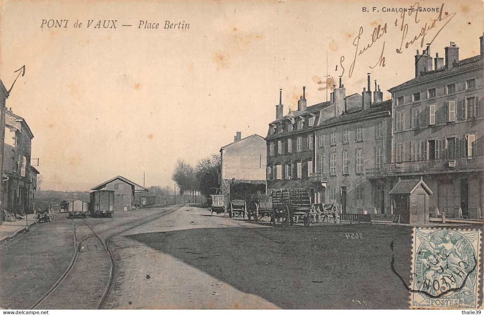 Pont de Vaux rails tramway
