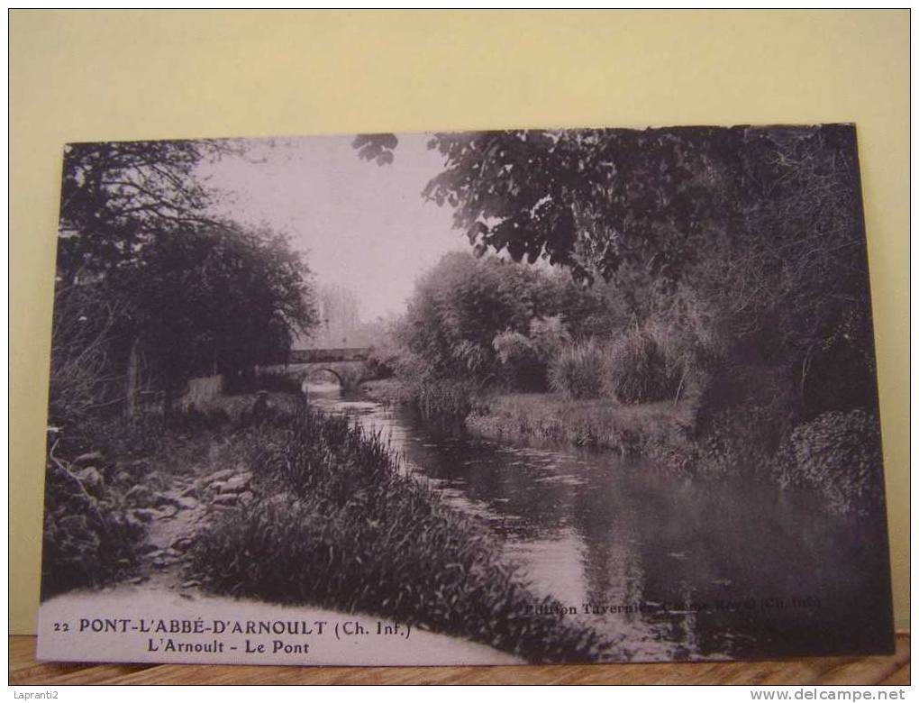 PONT-L'ABBE-D'ARNOULT (CHARENTE MARITIME) LES PONTS. L'ARNOULT. LE PONT.