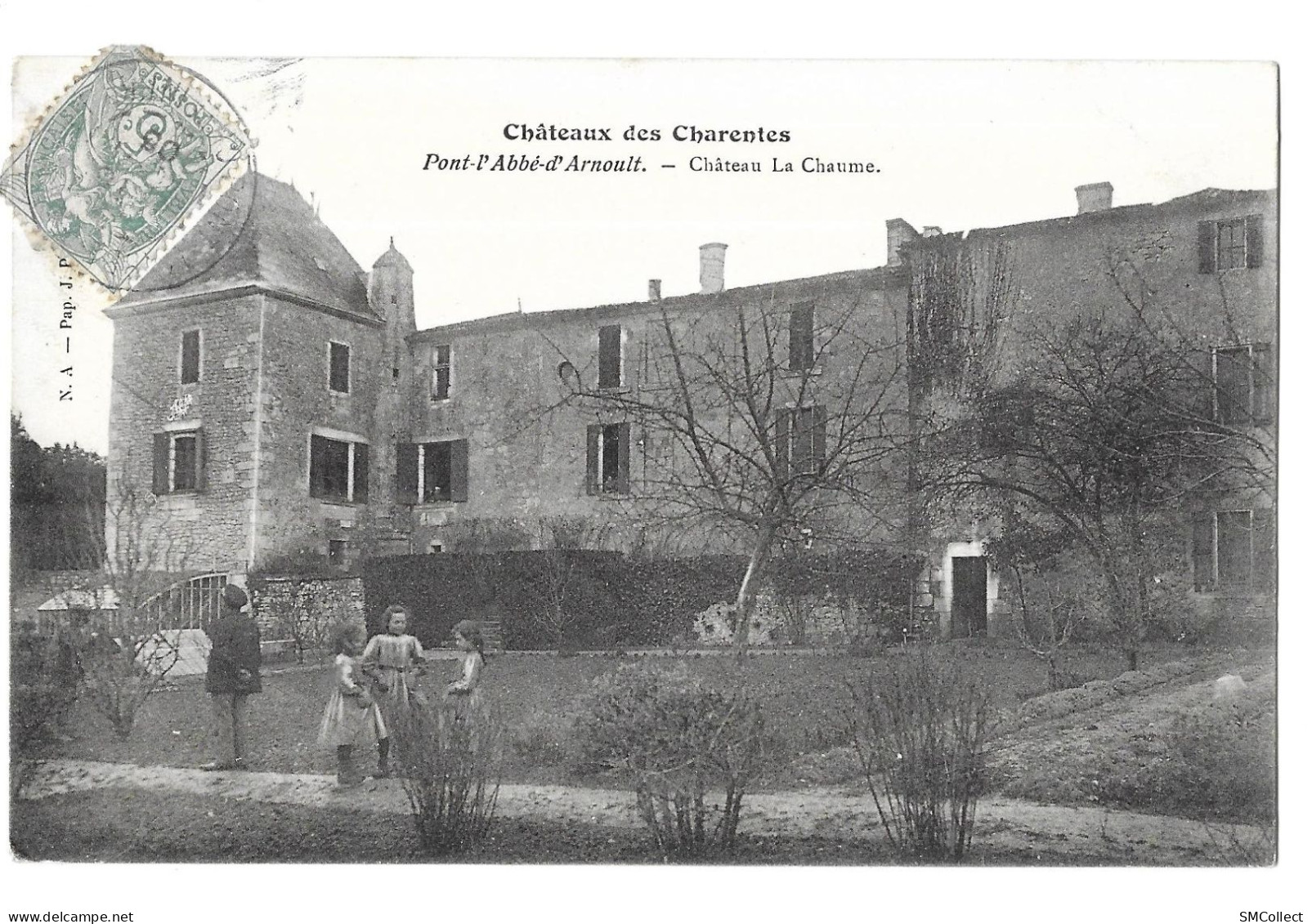 Pont l'Abbé d'Arnoult, chateau la chaume (16958)