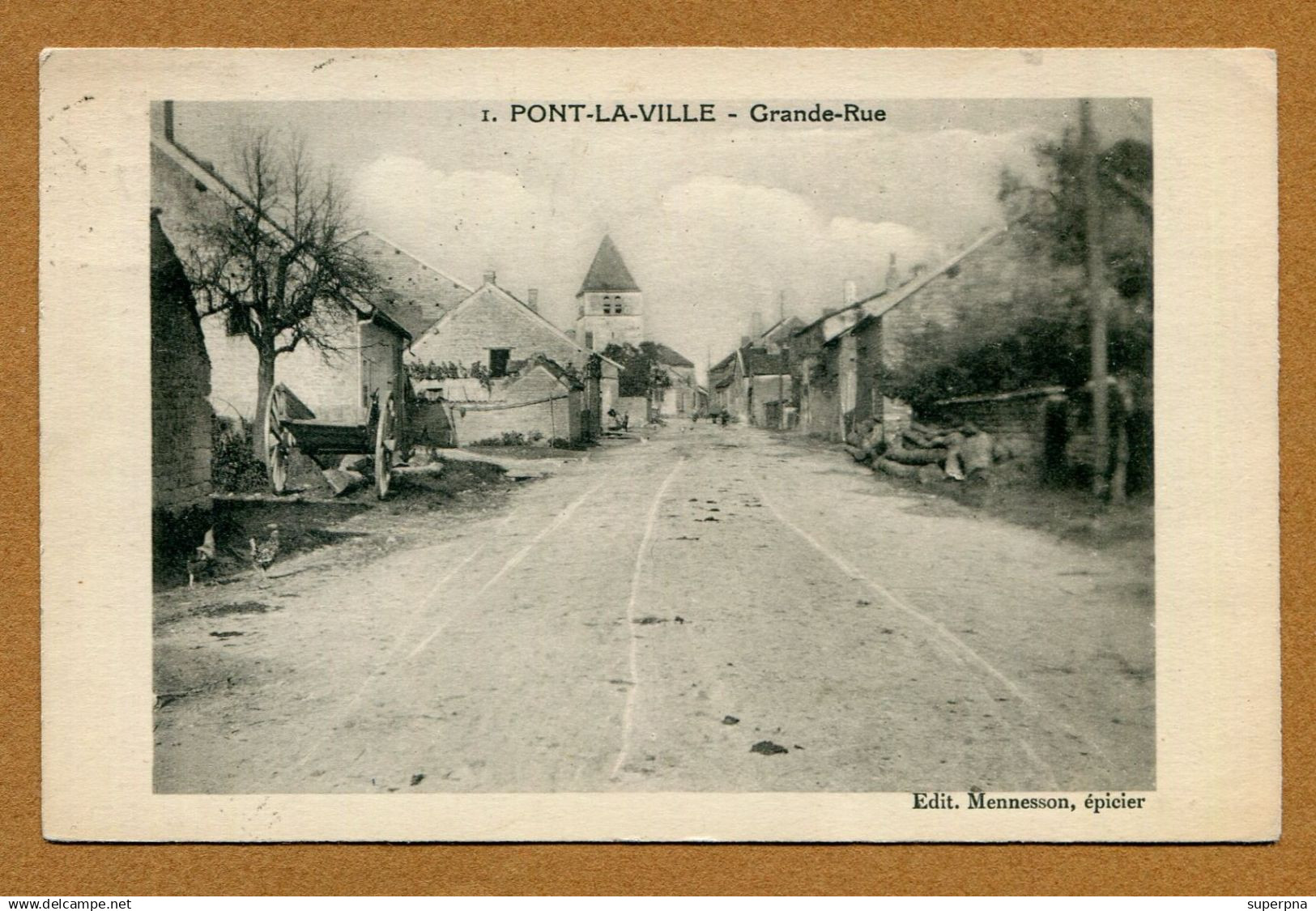 PONT-LA-VILLE  (52) : " GRANDE RUE "