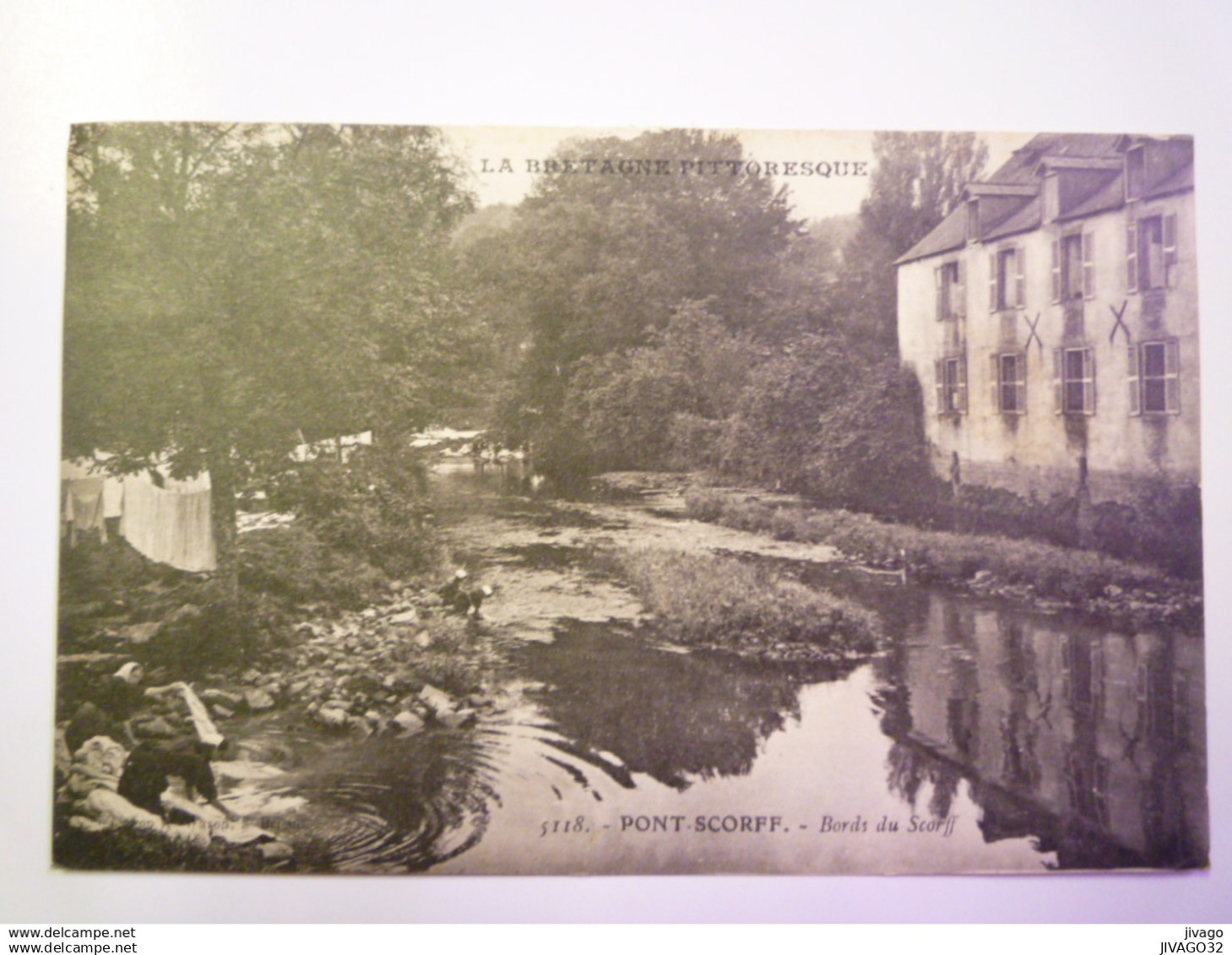 PONT SCORFF  (Morbihan)  :  Bords du  SCORFF