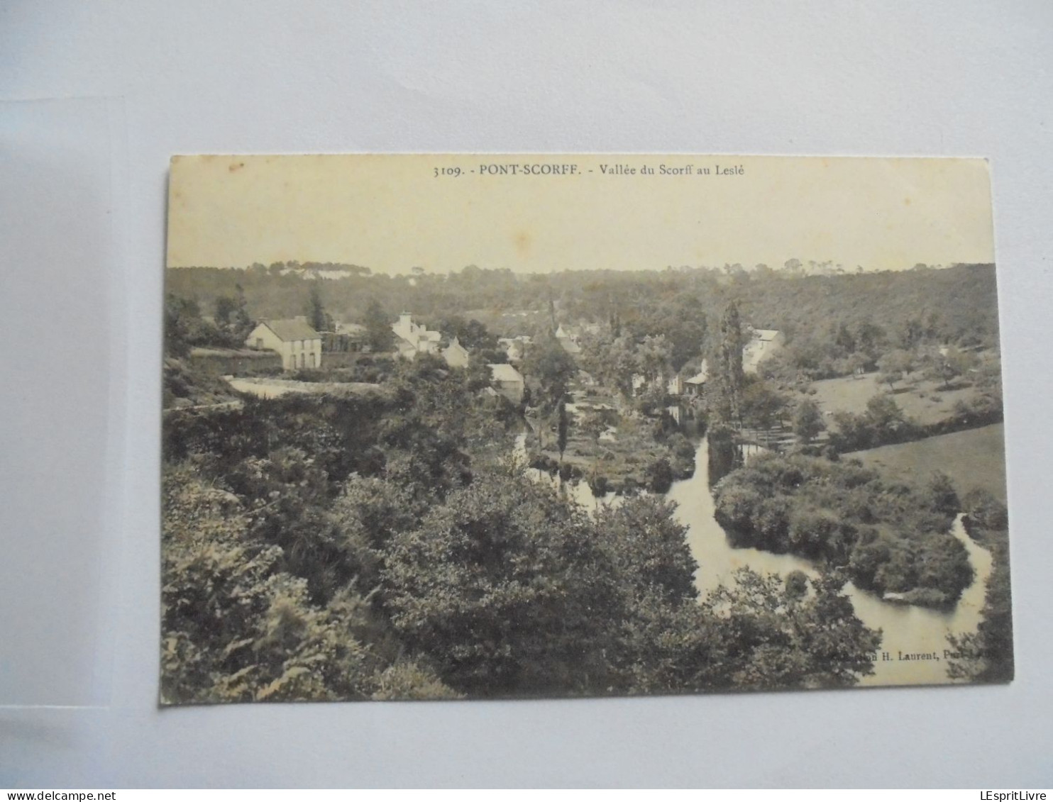 PONT SCORFF Vallée du Scorff au Leslé Carte Postale