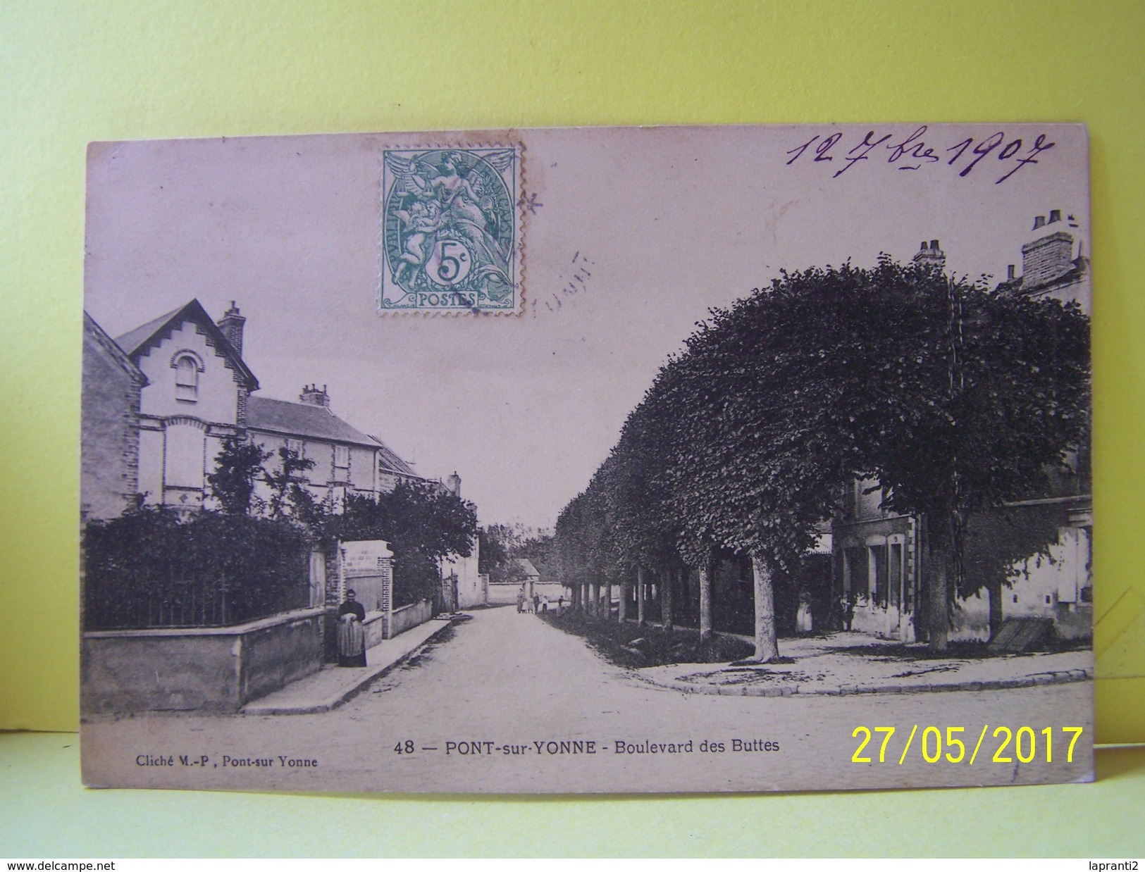 PONT-SUR-YONNE (YONNE) BOULEVARD DES BUTTES.