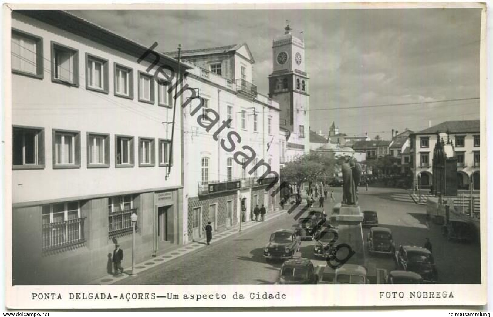 Ponta Delgada - Acores - Um aspecto da Cidade - Foto-AK